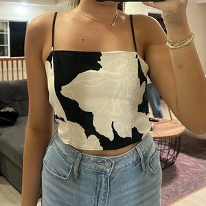 Black & White H&M Top